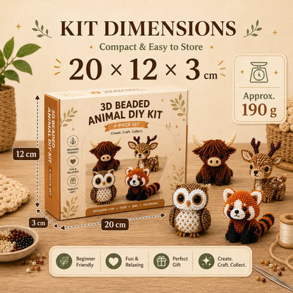 cyp-0623-Handmade Beaded Animal Set
