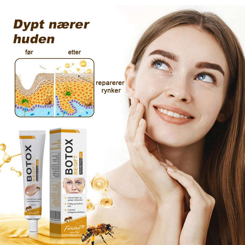 🌸🌿✨Laget og sendt fra Norge ✅ Furzero™ Botox Bee Venom Rynkefjerningskrem - Siste dag kampanje 70 % AVSLAG