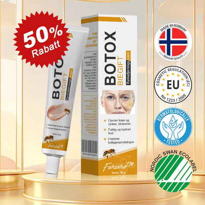 🌸🌿✨Laget og sendt fra Norge ✅ Furzero™ Botox Bee Venom Rynkefjerningskrem - Siste dag kampanje 70 % AVSLAG