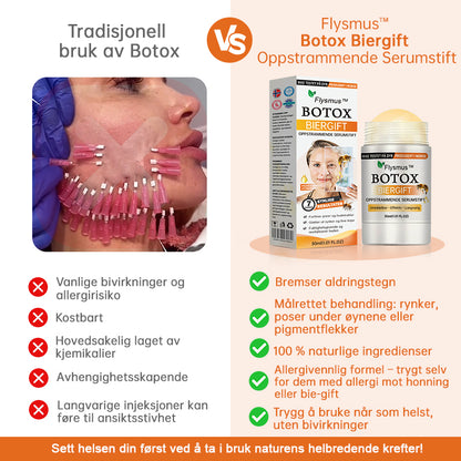 🌿Laget og sendt fra Norge✨Flysmus™ Botox Biegift Oppstrammende Serumstift👩‍🔬SISTE DAG – 70% RABATT