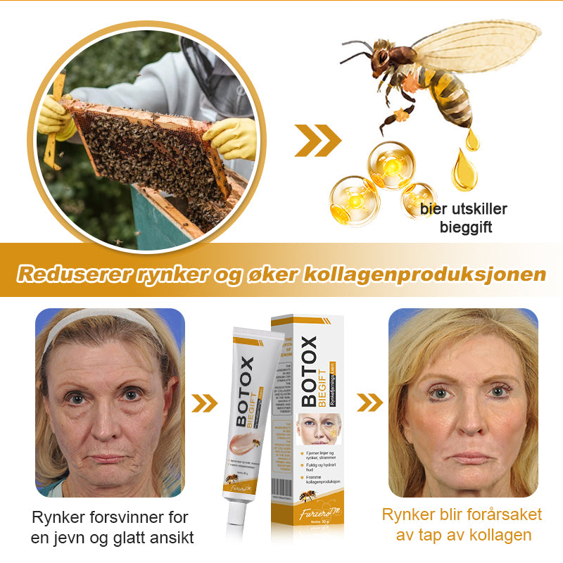 🌸🌿✨Laget og sendt fra Norge ✅ Furzero™ Botox Bee Venom Rynkefjerningskrem - Siste dag kampanje 70 % AVSLAG